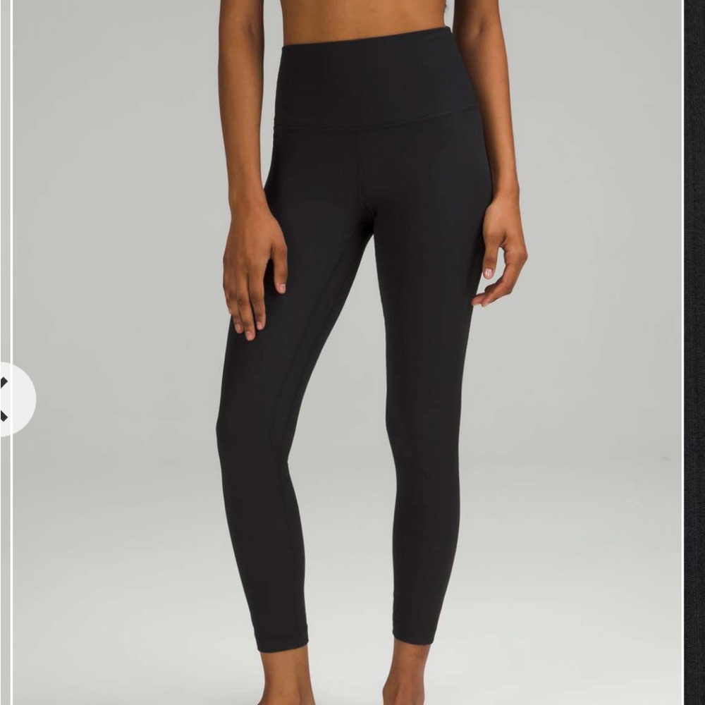 Lululemon Align Ribbed High-Rise Pant 25” | Black | Size 6